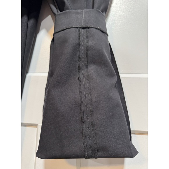 St. John Black Pants Ankle 28" Inseam Women's Sz 12 Side Zip Travel Easy Care - Picture 7 of 15